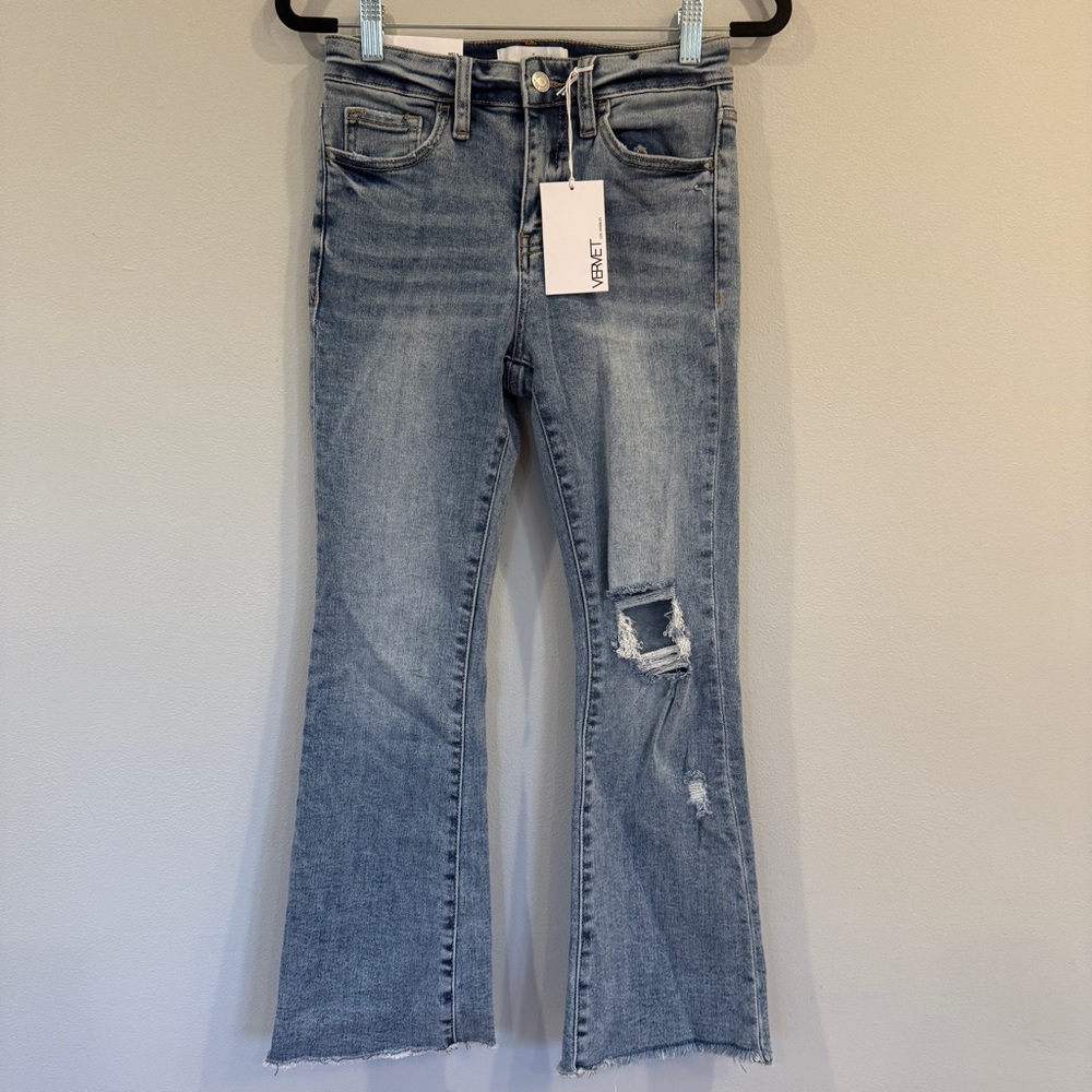 Vervet Bella High Rise Flare Jeans